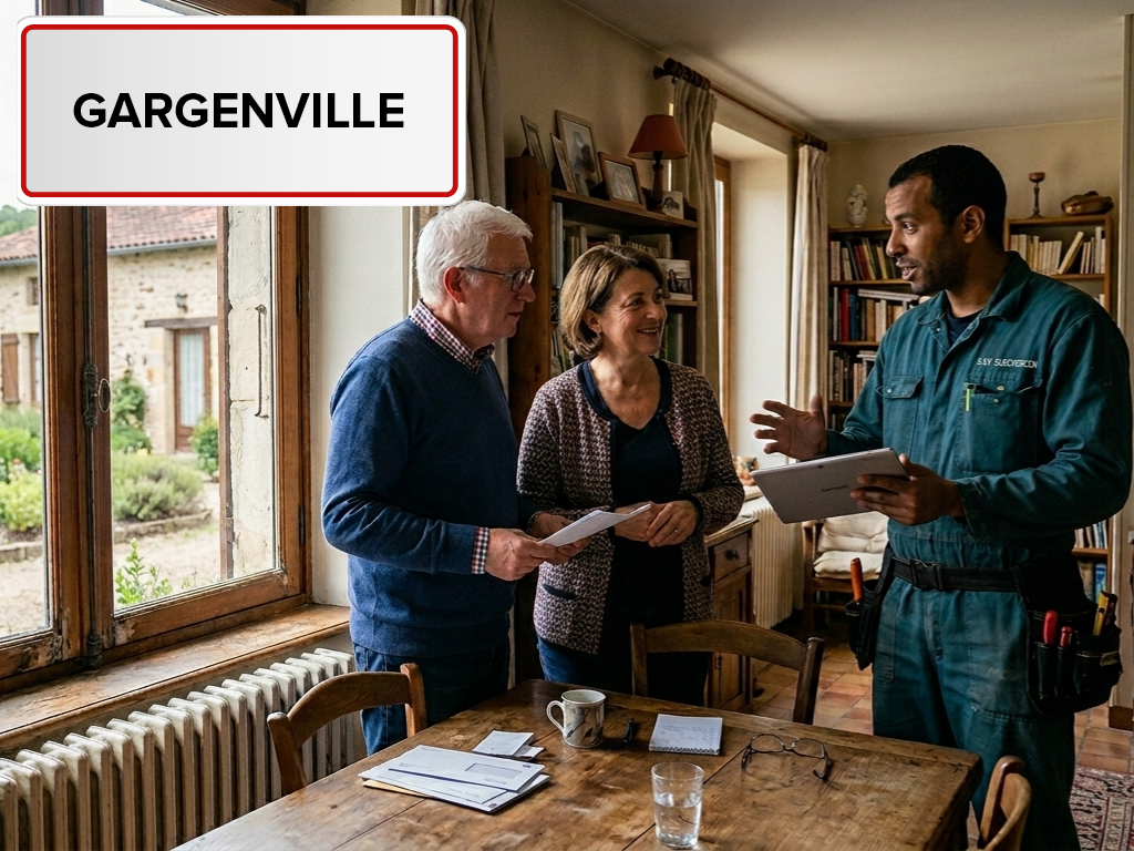 Installation de pompe à chaleur à Gargenville (78440) dans les Yvelines