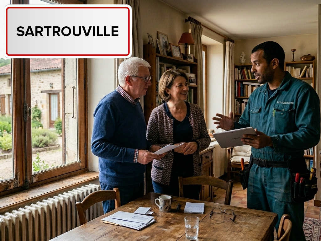 Installation de pompe à chaleur à Sartrouville (78500) dans les Yvelines
